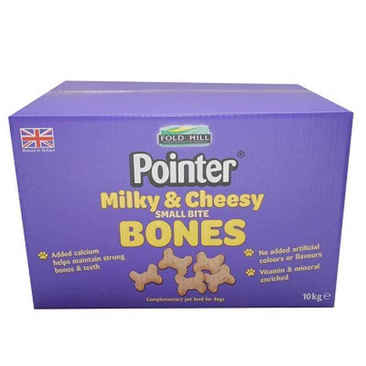 Chewdles Milky & Cheesy Small Bones 10kg Pointer