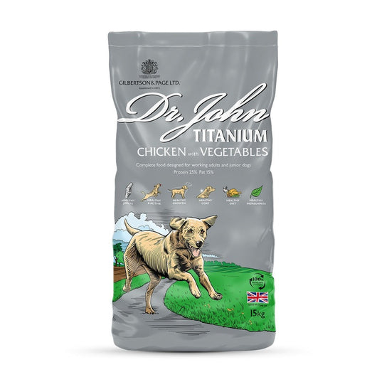 Dr John Titanium Chicken with Veg 15kg Dr John