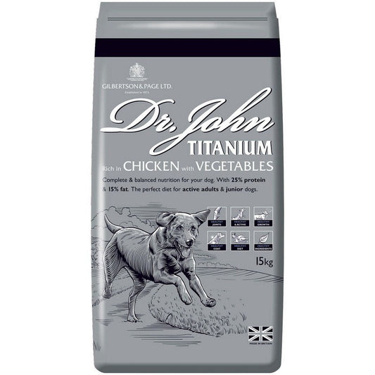 Dr John Titanium Chicken with Veg 4kg Dr John