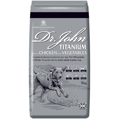Dr John Titanium Chicken with Veg 4kg Dr John