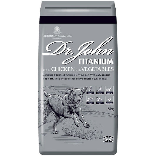 Dr John Titanium Chicken with Veg 4kg Dr John