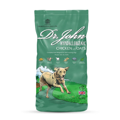 Dr John Hypoallergenic Chicken with Oats 12.5kg Dr John