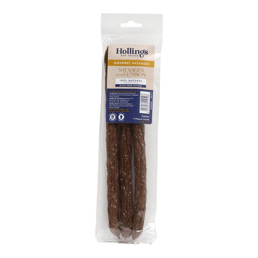 Hollings Venison Sausage 3 pack x 12 Display Box Hollings