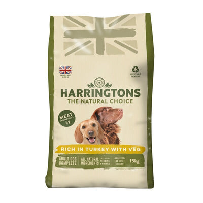 Harringtons Adult rich in Turkey & Veg 15kg Harringtons