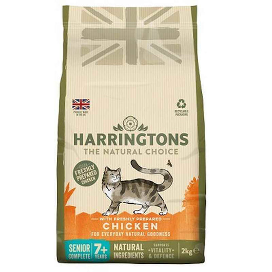Harringtons Cat Senior Chicken 2kg x 4 Harringtons