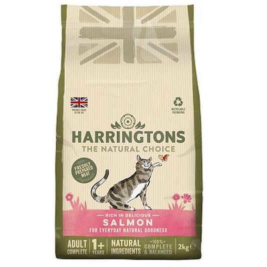 Harringtons Cat Adult Salmon 2kg x 4 Harringtons