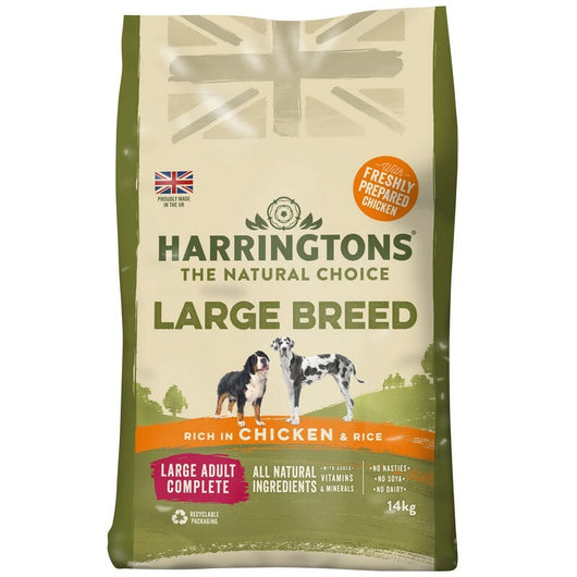 Harringtons Large Breed rich in Chicken & Rice 14kg Harringtons