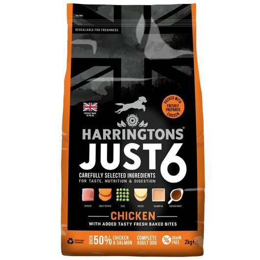 Harringtons Just 6 Chicken 2kg x 4 Harringtons