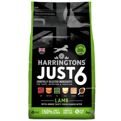 Harringtons Just 6 Lamb 2kg x 4 Harringtons