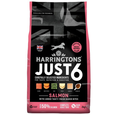 Harringtons Just 6 Salmon 2kg x 4 Harringtons