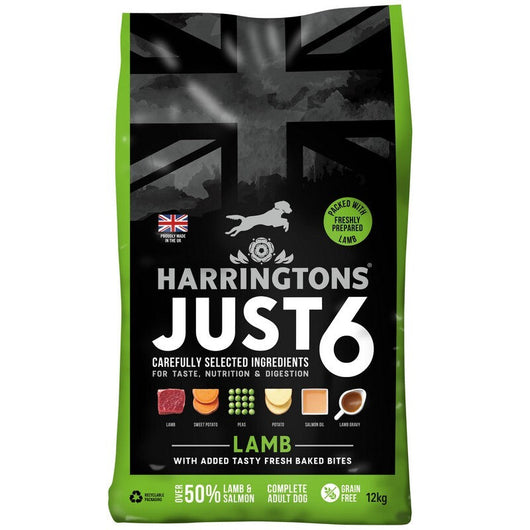 Harringtons Just 6 Lamb 12kg Harringtons