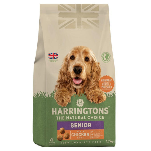 Harringtons Senior rich in Chicken & Rice 1.7kg x 4 Harringtons