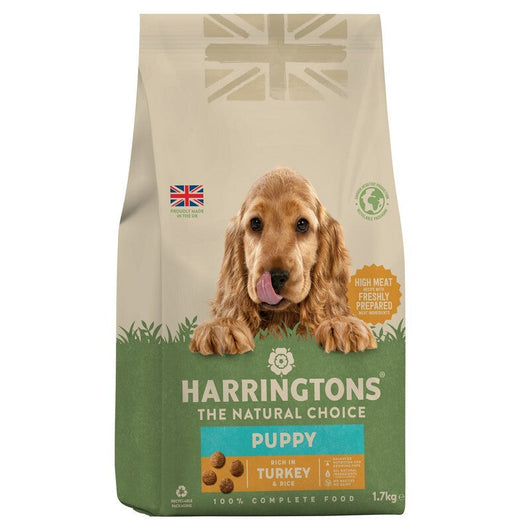Harringtons Puppy rich in Turkey & Rice 1.7kg x 4 Harringtons
