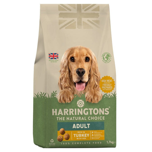 Harringtons Adult rich in Turkey & Veg 1.7kg x 4 Harringtons