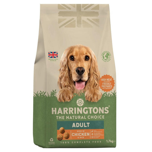 Harringtons Adult rich in Chicken & Rice 1.7kg x 4 Harringtons