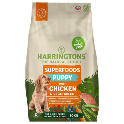 Harringtons Puppy Grain Free Superfoods Chicken & Veg 10kg Harringtons