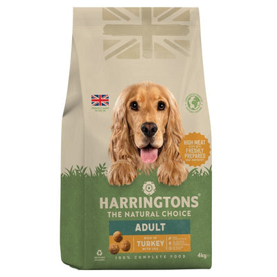 Harringtons Adult rich in Turkey & Veg 4kg x 3 Harringtons