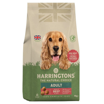 Harringtons Adult rich in Beef & Rice 4kg x 3 Harringtons