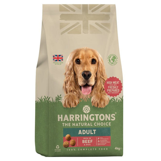 Harringtons Adult rich in Beef & Rice 4kg x 3 Harringtons