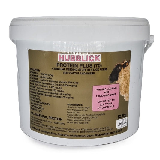 Hubblick Protein Plus Cattle and Sheep Lick 12.5kg Hubblick