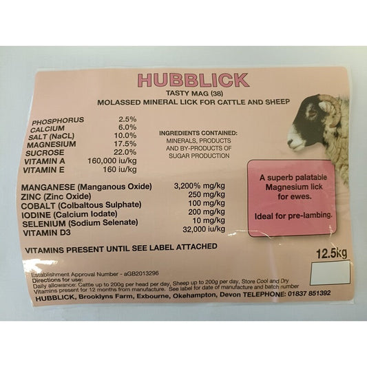 Hubblick Tasty Mag 12.5kg Hubblick