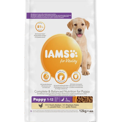 Iams Puppy Large Chicken 12kg IAMS