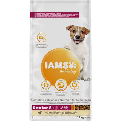 Iams Dog Senior Small/Medium Chicken 12kg IAMS