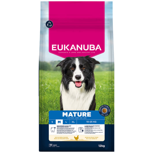 Eukanuba Mature Medium Breed Chicken 12kg Eukanuba