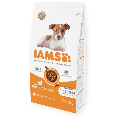 Iams Puppy Small/Medium Chicken 2kg x 2 Iams