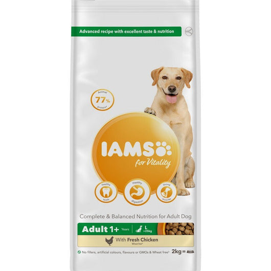 Iams Dog Adult Large Chicken 2kg x 2 Iams