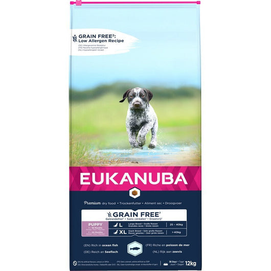 Eukanuba Puppy Grain Free Large Ocean Fish 12kg Eukanuba