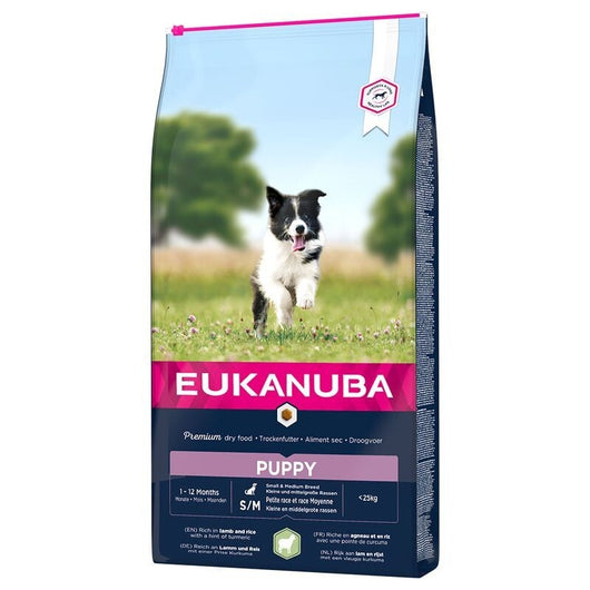 Eukanuba Puppy Small/Medium Breed Lamb 12kg Eukanuba
