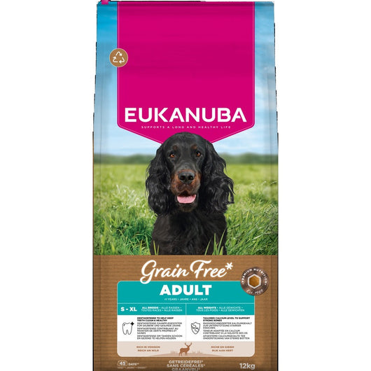 Eukanuba Adult Grain Free All Breeds Venison 12kg Eukanuba