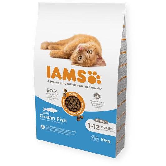 Iams Kitten with Ocean Fish 10kg IAMS