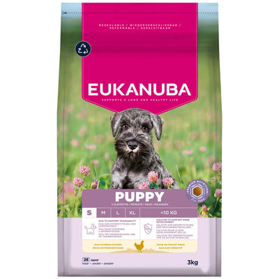 Eukanuba Puppy Small Breed Chicken 3 kg x 3 Eukanuba