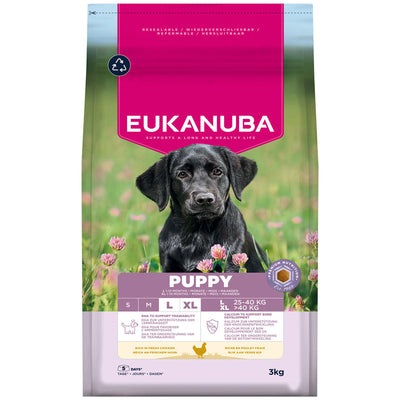 Eukanuba Puppy Large Breed Chicken 3 kg x 3 Eukanuba
