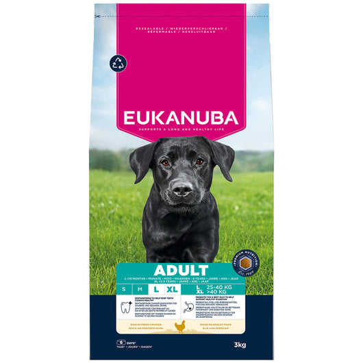 Eukanuba Adult Large Breed Chicken 3 kg x 3 Eukanuba