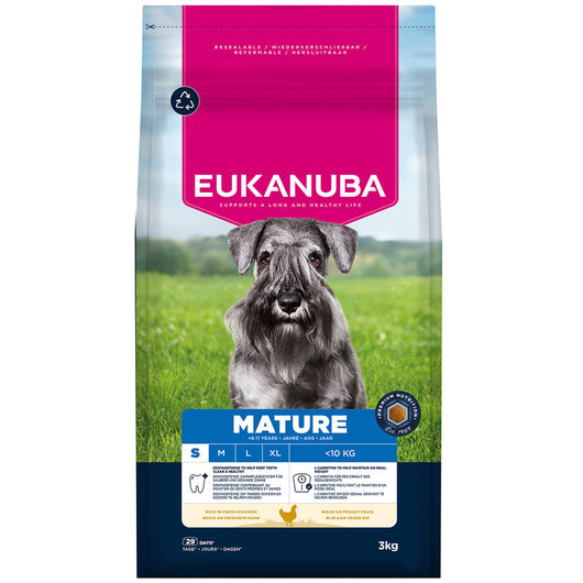 Eukanuba Mature Small Breed Chicken 3kg x 3 Eukanuba