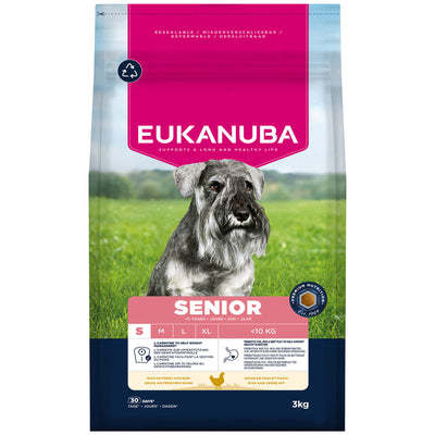 Eukanuba Senior Small Breed Chicken 3kg x 3 Eukanuba