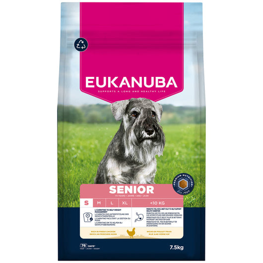 Eukanuba Senior Small Breed Chicken 7.5 kg Eukanuba