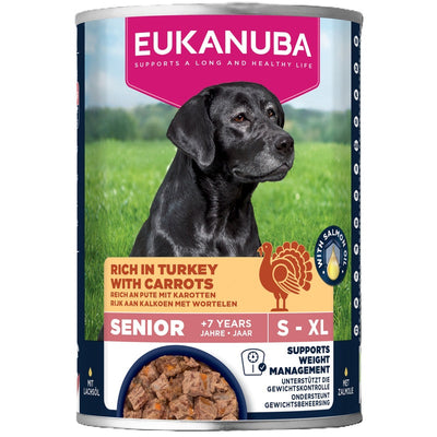Eukanuba Senior Turkey with Carrot 400g x 6 Eukanuba