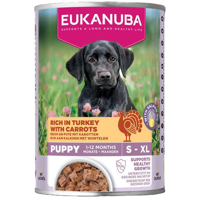 Eukanuba Puppy Turkey with Carrot 400g x 6 Eukanuba