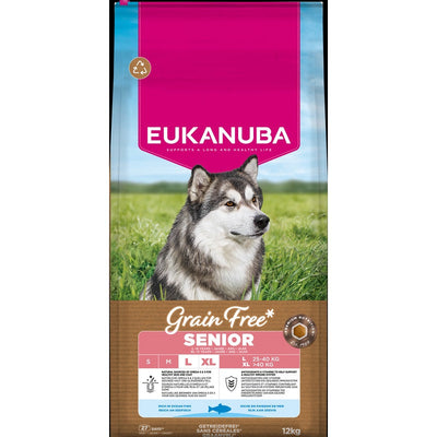Eukanuba Senior Large Grain Free Ocean Fish 12 kg Eukanuba