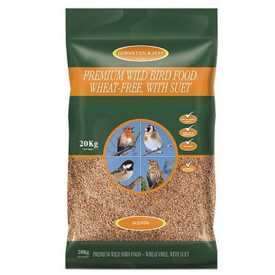 Johnston & Jeff Premium Wild Bird Husk Free 20kg Johnston & Jeff