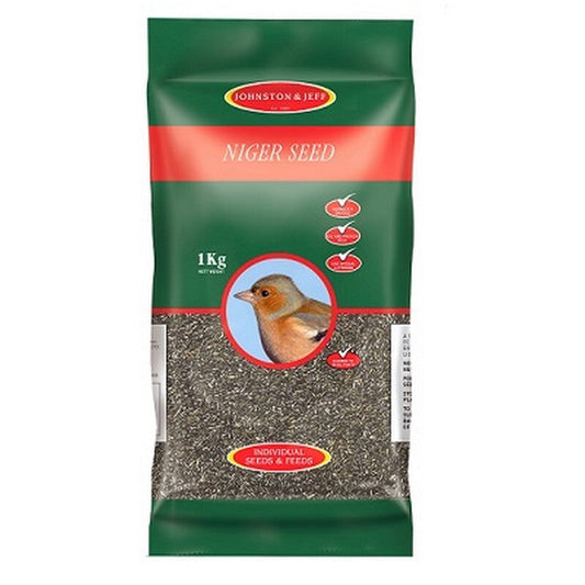 Johnston & Jeff Niger Seed 1kg x 12 Johnston & Jeff