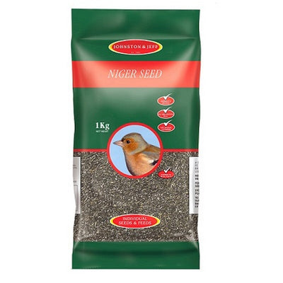 Johnston & Jeff Niger Seed 1kg x 12 Johnston & Jeff