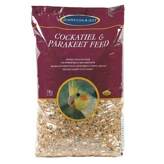 Johnston & Jeff Cockatiel & Parakeet Mix 3kg Johnston & Jeff