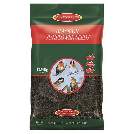 Johnston & Jeff Black Oil Sunflower Seeds 12.75kg Johnston & Jeff