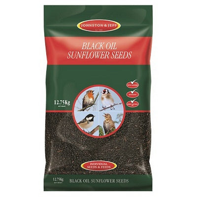 Johnston & Jeff Black Oil Sunflower Seeds 12.75kg Johnston & Jeff