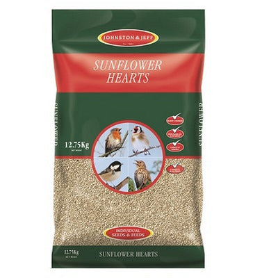 Johnston & Jeff Sunflower Hearts 12.75kg Johnston & Jeff